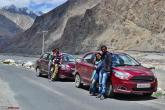 Ladakh: 2 couples, 2 sedans